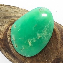 31.55Cts Natural Chrysoprase Cabochon Loose Gemstone Making Jewelry 35mm X 25mm - £10.45 GBP