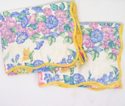 Atelier Martex Claude Monet Floral Multicolor Scalloped 2-PC King Shams - £36.76 GBP