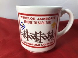 VTG Mug Webelos Potawatomi Council BSA Wisconsin Boy Scouts Camp USA - £15.70 GBP