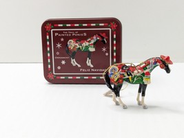 TRAIL OF PAINTED PONIES Feliz Navidad Ornament with Tin 2007 #12422 mexican - £24.92 GBP