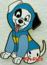 Disney Dogs and Cats 101 Dalmatians Puppy Lucky in a Blue Raincoat pin - £10.87 GBP