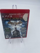 Batman Arkham Asylum Game of the Year Edition GOTY Playstation 3 ps3 Com... - $6.92