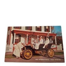 Postcard 1905 International High Wheeler Antique Car Chrome Unposted - £5.33 GBP