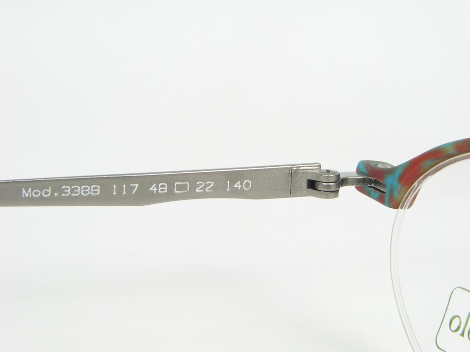 Vintage Marc O'Polo by METZLER 3388 117 RED-ORANGE /TEAL EYEGLASSES 48-22-140mm Item image 9