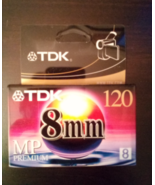 TDK 8mm MP Premium 120 Minute Camcorder Video Cassette Sealed. Free Ship... - $12.61 CAD