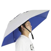 NEW-Vi Fishing Umbrella Hat Folding Sun Rain Cap Adjustable Multifunction - £26.88 GBP