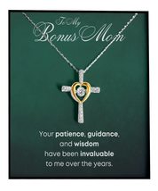 Cross Dancing Necklace Bonus Mom Gift, Patience, Guidance, Cross Dancing... - $53.85+