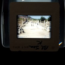 Arcadian Street Ephesus Turkey 1984 Kodachrome Found Slide Photo Original - £11.95 GBP