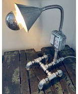 Steampunk Pipe Iron Lamp - $321.41 CAD