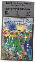 1997 Kentucky Derby Ticket Stub Silver Charm Win Horse Racing - £54.53 GBP