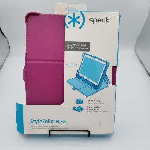 Speck Stylefolio Flex Smart Cover for 9-10.5" Devices - Fuchsia Pink/Nickel Gray - $9.99
