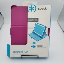Speck Stylefolio Flex Smart Cover for 9-10.5&quot; Devices - Fuchsia Pink/Nickel Gray - £7.85 GBP