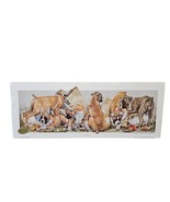 Boxer Puppies Rare Print Market Day Darlene Wilson Limited Edition - £238.26 GBP