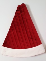NEW Pottery Barn Red Classic Christmas Tree Skirt 60&quot; Velvet - $99.99