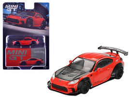 Toyota GR86 Red w/ Carbon Hood Limited Edition 1/64 Diecast Model Car by... - $322.93 MXN