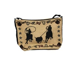 El Paso Saddle Blanket Co Handbag Purse Shoulder Bag Women Cotton Western Rodeo - £23.23 GBP