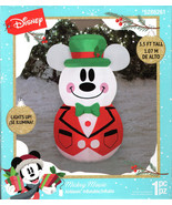 DISNEY 5286261 GEMMY 882013 MICKEY MOUSE CHRISTMAS INFLATABLE 3.5&#39; - NEW! - €28,87 EUR