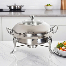 SOGA 2X Stainless Steel Round Buffet Chafing Dish Cater Food Warmer Chaf... - £172.19 GBP