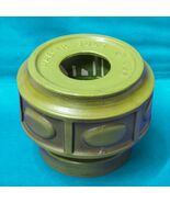 Vintage Royal Haeger 3063 Green Ceramic Candle Holder - MCM Geometric Pa... - $39.60