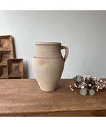 Antique Turkish Terracotta Vase - Vintage Pottery Clay Pot - £71.36 GBP