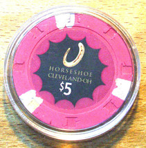$5. Horseshoe Casino Chip - Cleveland, Ohio - 2012 - £6.24 GBP