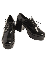 Mens Pimp Platform Black Shoes (8/9) - £110.39 GBP