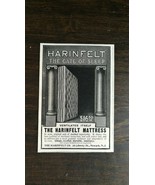 Vintage 1909 Harinfelt Mattress The Gate of Sleep Original Ad 721 - £5.24 GBP