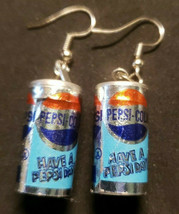 New from Vintage Mini Pepsi Soda Cans Fun Food Charms Costume Jewelry C4 - $12.99