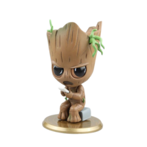 Guardianns of The Galaxy Cute Baby Tree Man with Bobble Head Action Figure Toys - £22.41 GBP