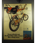 1969 Sears Screamer Bicycle Ad - wheels out first bike with a frame like... - £14.55 GBP