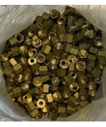 6lb Bag of Compression Fitting Hex Nuts 10mm L 11mm W 5mm ID 8mm Thread - $951.63 MXN