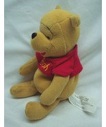 Walt Disney Store WINNIE THE POOH BEAR 7&quot; Bean Bag STUFFED ANIMAL Toy - $14.85