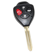 Remote Uncut 4 Buttons Key Shell FOB for Toyota Avalon 2007 2008 2009 2010 - £16.81 GBP