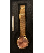 Kashidun Rose Gold Sapphire Stainless steel analog watch. Water resistant  - $40.73 CAD