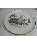 Commemorative Souvenir Plate Holly Oak Methodist Church Delaware 1953 - $372.50 MXN