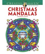 Creative Haven Christmas Mandalas Coloring Book (Creative Haven Coloring... - £7.08 GBP
