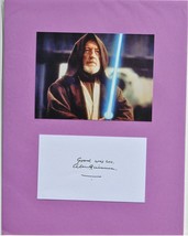 Alec Guinness - Star Wars Signed Page &amp; Photo - Obi-Wan Kenobi w/COA - £382.32 GBP
