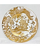 Royal Crown Derby Gold Aves A1235 10 3/8" Dinner Plate English Bone Chin... - $178.15