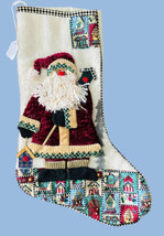 Santa Country Home Birdhouse Mittens Christmas Stocking from our Boutique 20” - $15.79