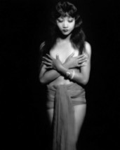 Anna May Wong sensual pose looking downwards covering bare chest with arms 8x10 - £7.83 GBP
