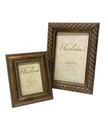 Home Trends Heirloom Picture Frame Pair 4 x 6 and 2.5 x 3.5 Easel Back - $296.67 MXN