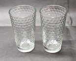 Circleware HONEYCOMB Iced Tea Beverage Glass - 15 Ounce, 5¾&quot; Tall Pair Of 2 - $28.50