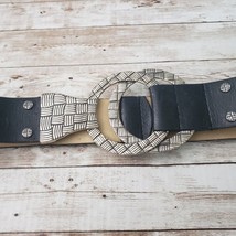 Chico&#39;s Chunky Belt with Oversized Buckle *DAMAGED BELT For Repair or Crafting* - £3.59 GBP
