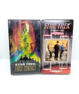 Star Trek: First Contact Hologram Cover Plus The Savage Curtain VHS Tapes - $10.88
