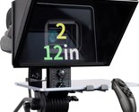 Liftable Teleprompter For 12 Point 9&quot; Tablets With Remote Control And App, - $129.94