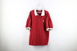 Vintage 90s Mens Size XL Distressed San Francisco 49ers Football Polo Shirt Red - £35.57 GBP