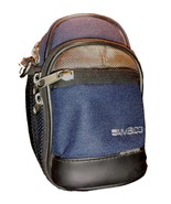 AMBICO Camera/Accessory Bag Navy Blue Gray Black Strap &amp; Belt Loop 5 Poc... - $15.29 CAD