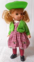 2003 McDonalds #10 Madame Alexander Cute Green Outfit Lady Bug Hat Girl Doll 5&quot; - £4.63 GBP