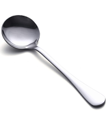 Soup Spoons 8-Piece Premium Stainless Steel Spoons round Spoons, Heavy-W... - $15.13