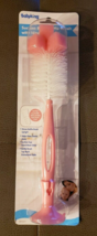 2-in-1 Tot Baby Bottle Brush &amp; Nipple Cleaner with Stand (Pink) SAME-DAY... - $6.05